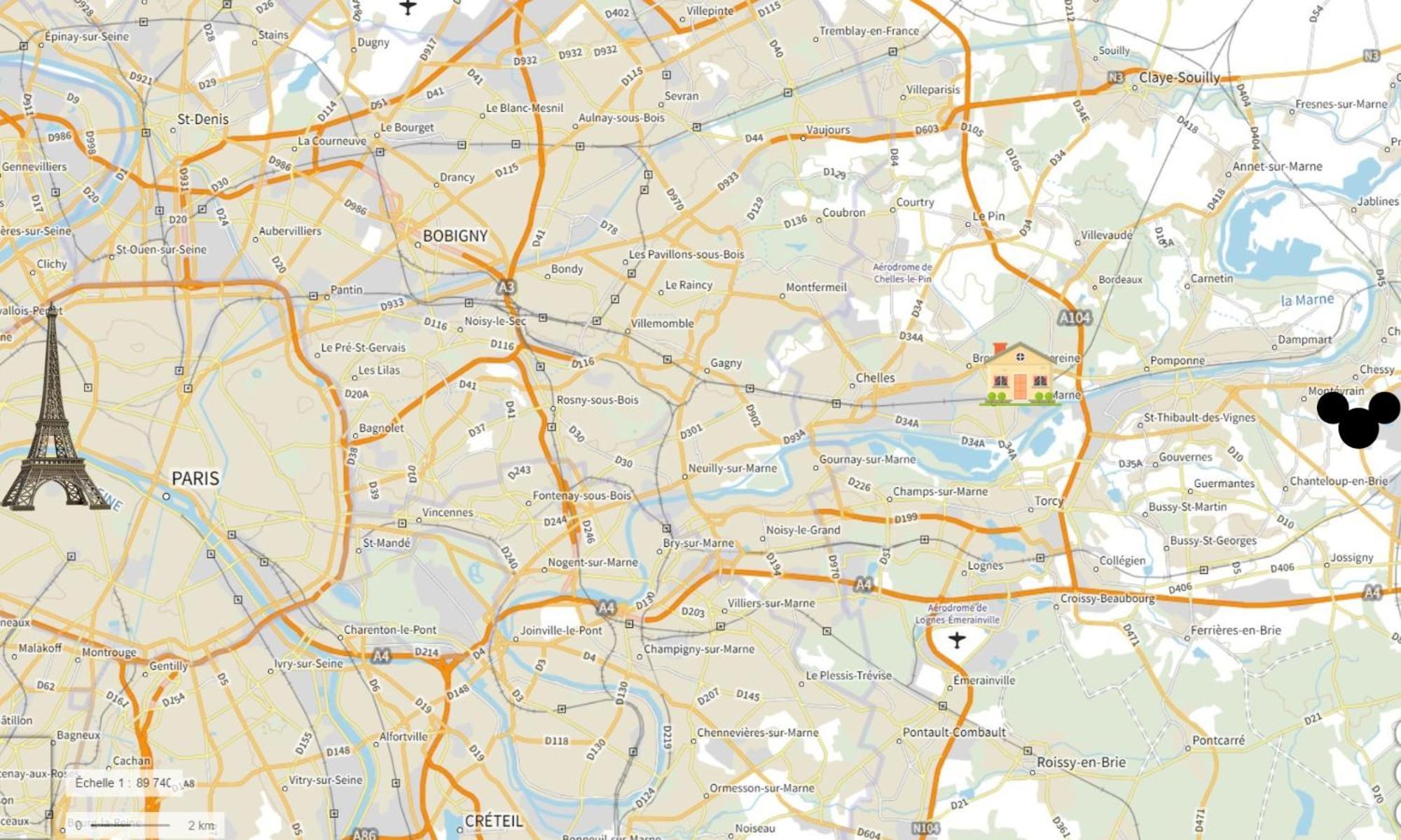 Nid Douillet Entre Paris Et Disney Vaires-sur-Marne エクステリア 写真